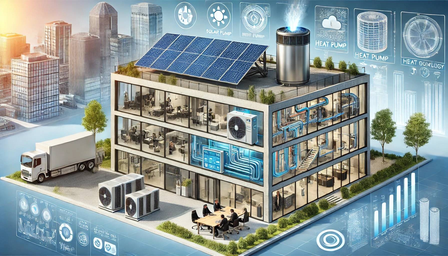 l_dall.e-2024-07-01-00.25.27---a-detailed-image-depicting-thermal-technology-for-businesses.-the-scene-should-include-a-modern-office-building-with-a-sophisticated-heating-and-cooli Wärmeplan – Firmenprofil - Für Unternehmen